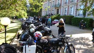 Club Velocette au chateau de Tourville